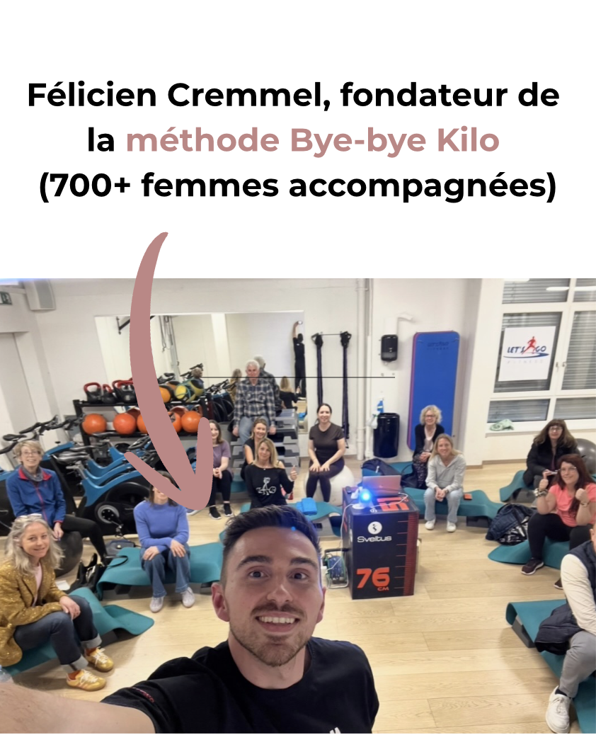Félicien Cremmel, fondateur de la méthode Bye-bye Kilo (700+ femmes accompagnées)